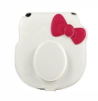 White Hello Kitty Instax Leather Bag for Instax 8