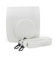White Instax Mini 8/8+/9/11 Leather Case/Bag (no logo)