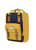 NAVY X MUSTARD Doughnut Macaroon Backpack