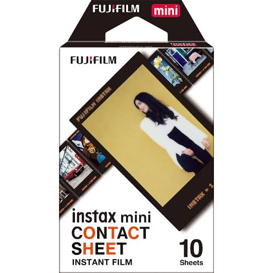 Contact Sheet Fujifilm Instax Mini Instant Films