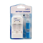 CAIUL CR2 Rechargeable Battery Pack Charger Set